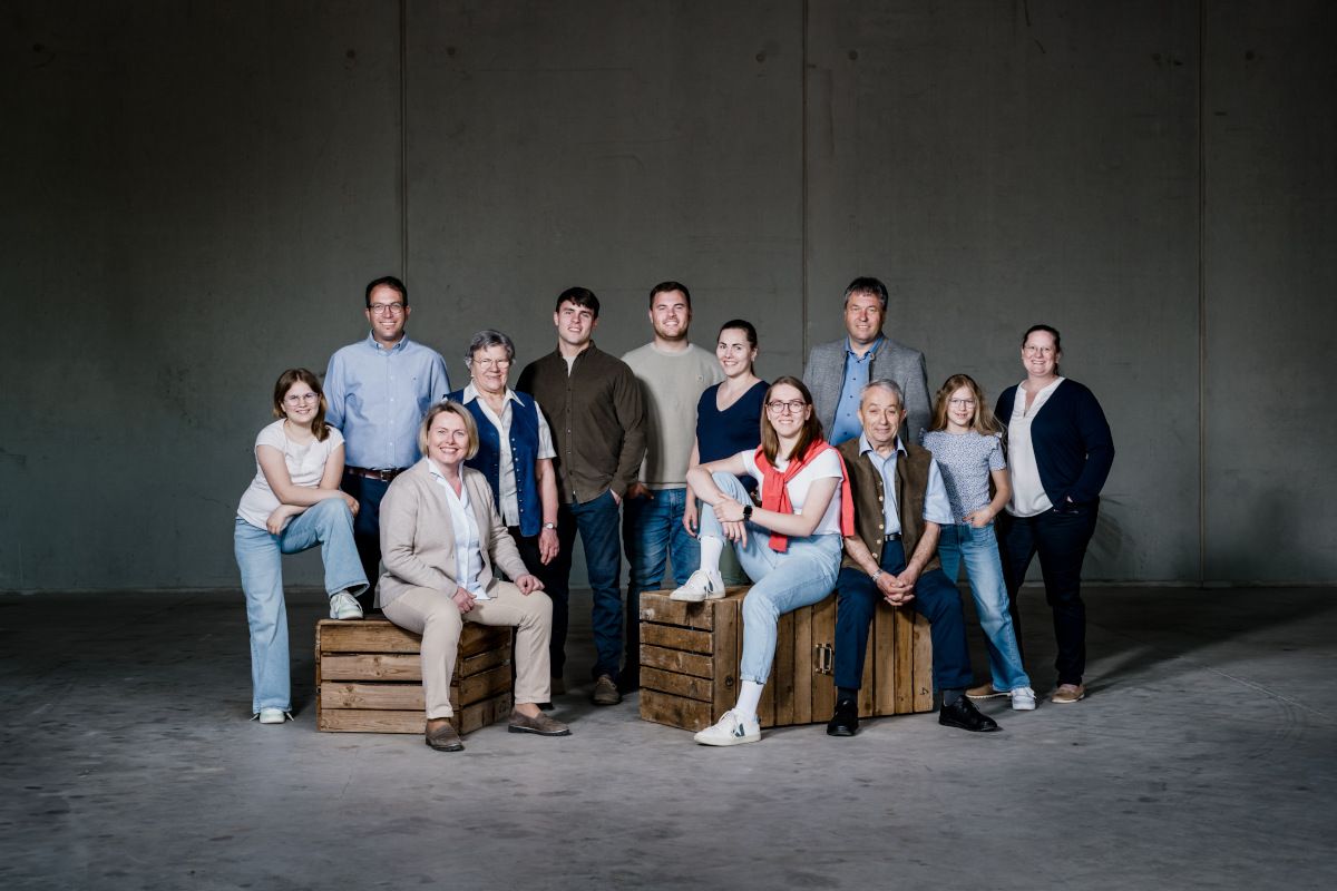 Alle Mitglieder der Familie Müller